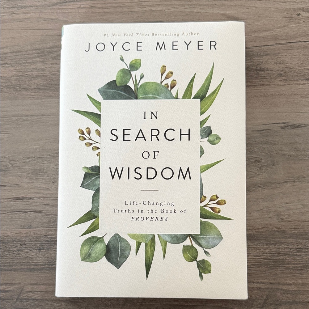 Joyce Meyer 'In Search of Wisdom' Book